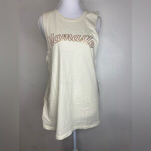 NWT Namaste Cream Women's Tank Top